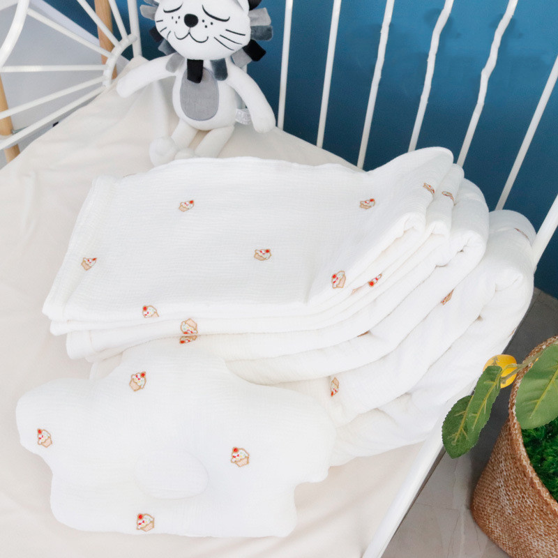 Frendorf | Baby Badetuch aus Musselin mit niedlichem Muster für Neugeborene & Kleinkinder