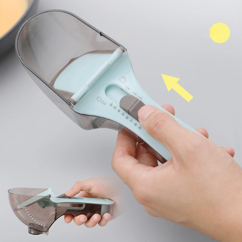 Frendorf | 2Stk verstellbare Becher und Messlöffel