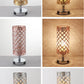 Frendorf | LustraTouch Tischlampe | Zylindrischer Metallschirm | USB-Ladefunktion & Touch-Schalter | Moderne 1-Licht LED Leuchte