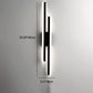 Frendorf | LuxLine Moderne LED Wandlampe | Minimalistisches Design | Eisen & Acryl | Dimmbares Licht
