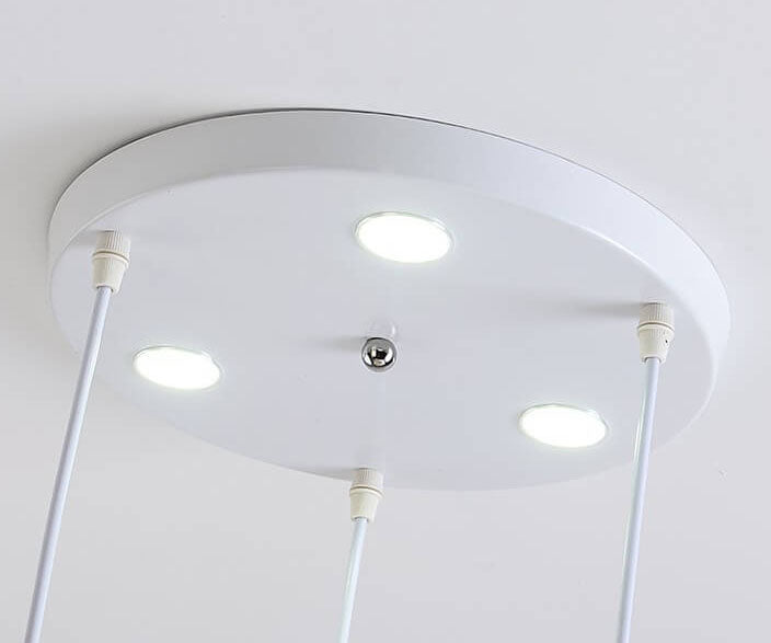 Frendorf | AuroSphere Gradient Glas Pendelleuchte | 1/3 Lichter | Insellicht | Modernes Design für Esszimmer & Küche
