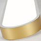 Minimalistische Rechteckige Ring LED Deckenleuchte