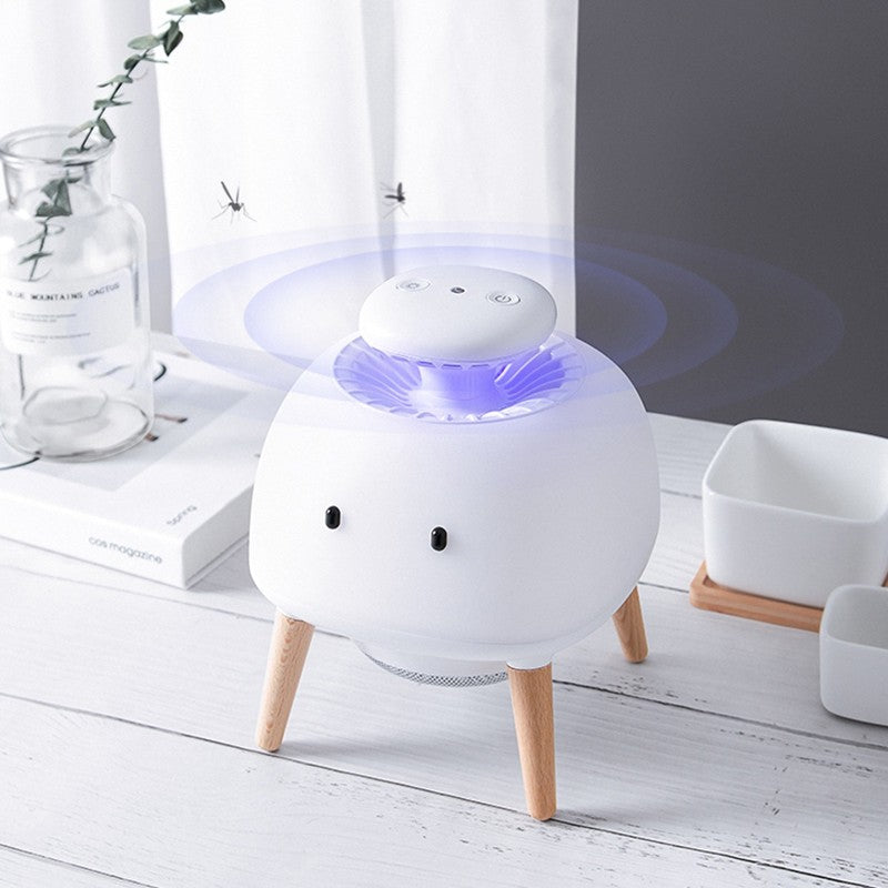 Frendorf | Elektronischer Indoor-Physikalischer Moskito-Killer mit 360¬∞ Ringlicht, intelligentem lichtempfindlichem System, Schreibtischlampenmodus und niedrigem Geräuschpegel, für Zuhause, Küche, Schlafzimmer & Büro