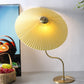Frendorf | LumiCharm Retro Tischlampe Schirm Design | Faltenschirm | Dekorative Lampe | Stimmungslicht für Zuhause
