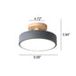 Frendorf | ScandiLight LED Deckenleuchte Rund | Nordic Design | Semi-Flush Mount | Energiesparende Zimmerleuchte