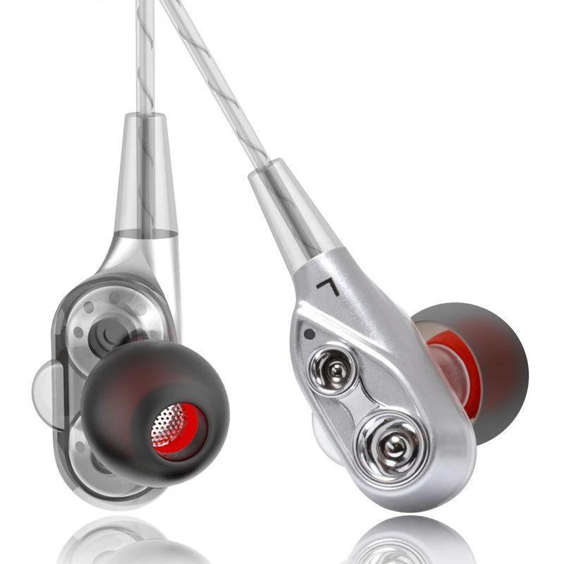 Frendorf | 4D Ohrhörer Tiefbass Stereo kabelgebundene Kopfhörer mit Mikrofon für alle Smartphones