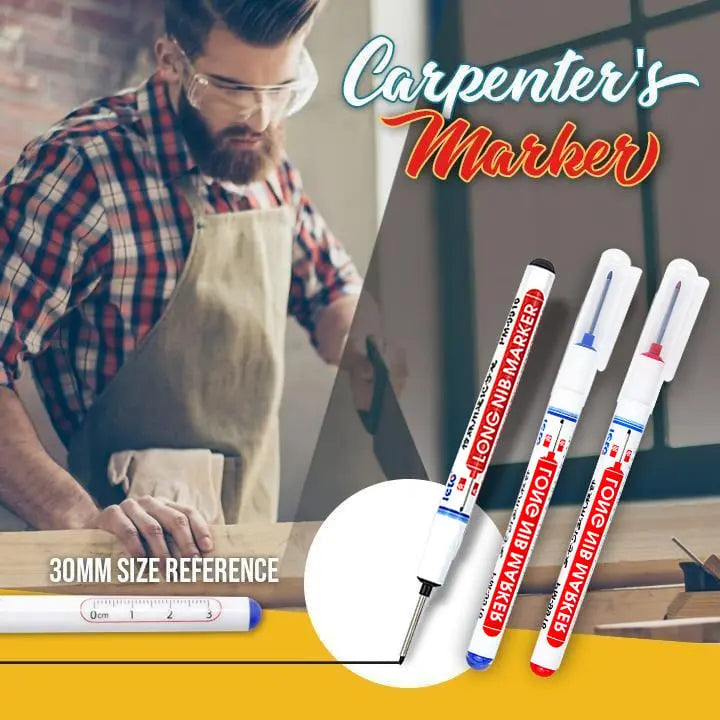 Frendorf | 2+2  | Präzisionsmarker für tiefe Löcher in der Holzverarbeitung