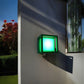Frendorf | LumenSquare Waterproof LED Außenwandleuchte | Zeitloses Aluminium-Acryl Design | Garten- und Terrassenbeleuchtung