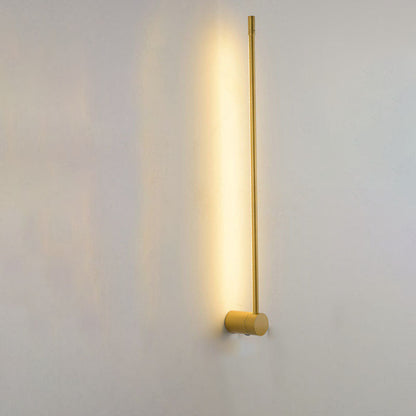 Moderne minimalistische Aluminium gerade Linie LED Wandleuchte Lampe für Wohnzimmer