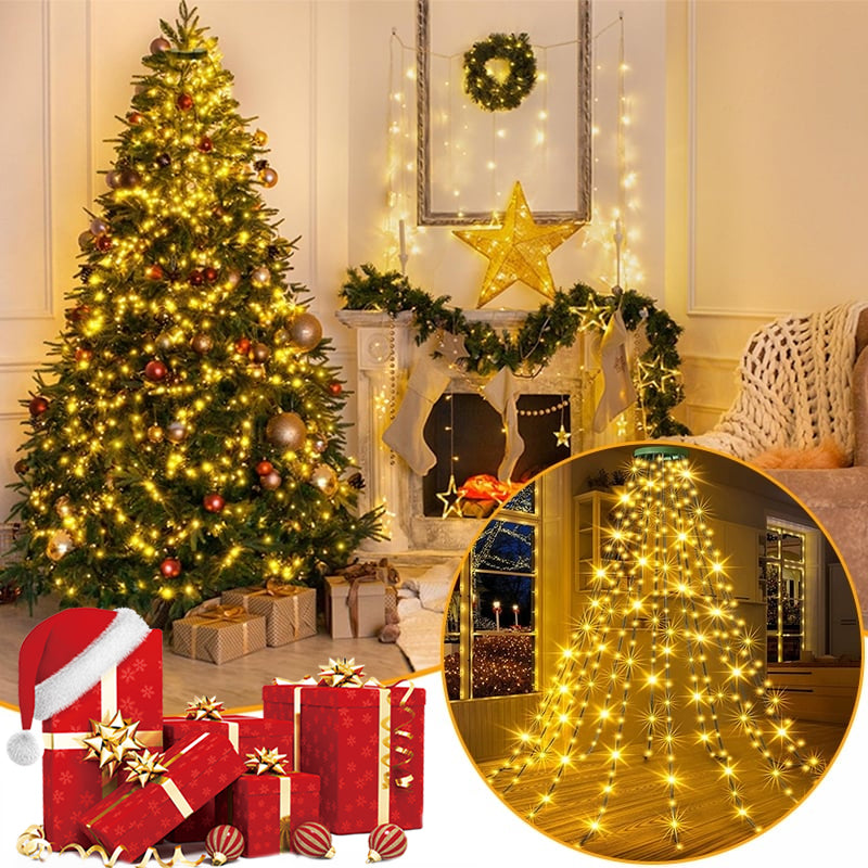 Frendorf | Weihnachtsbaum Wasserfalllichter mit Ring