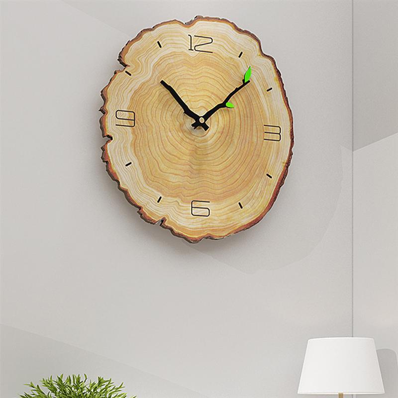 Frendorf | Holz Jahresringe Wanduhr
