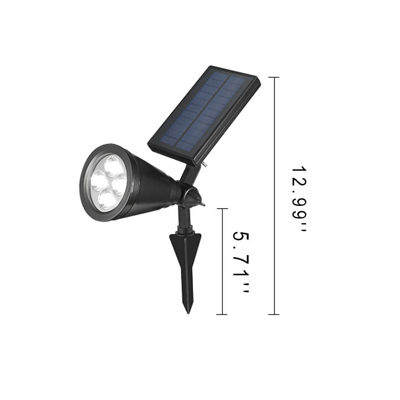 Frendorf | Solivora Solar LED Gartenstrahler | Wasserdicht | Solarbetrieben | Warm- & Kaltweißlicht