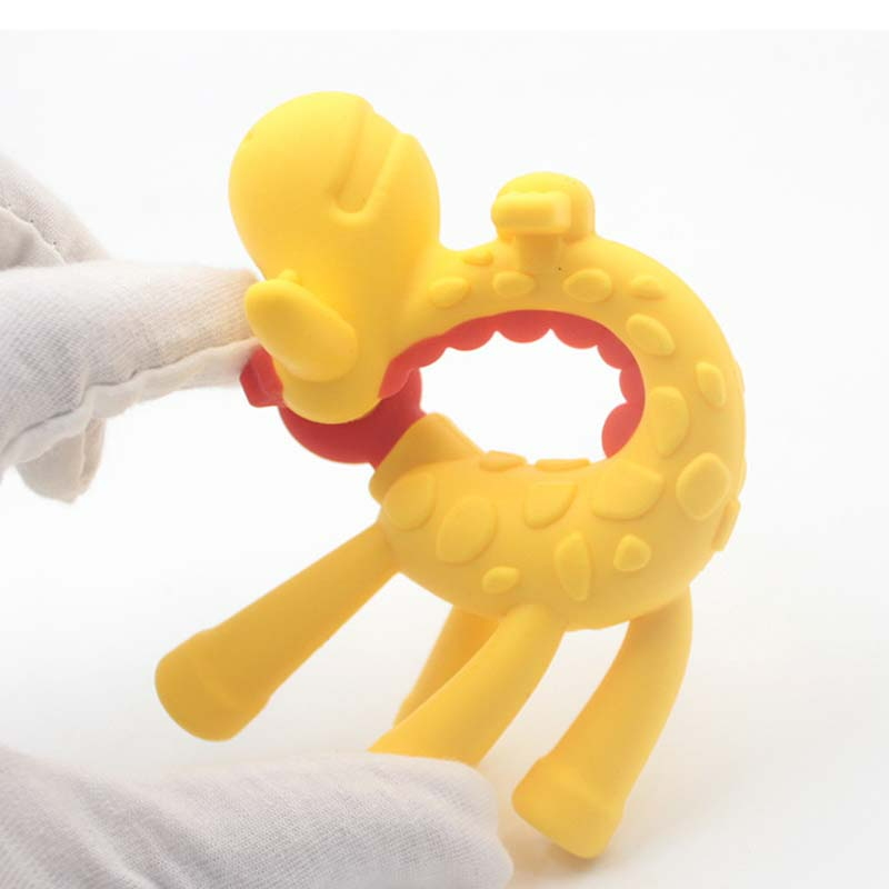 Frendorf | Baby Beißspielzeug Giraffe aus Silikon