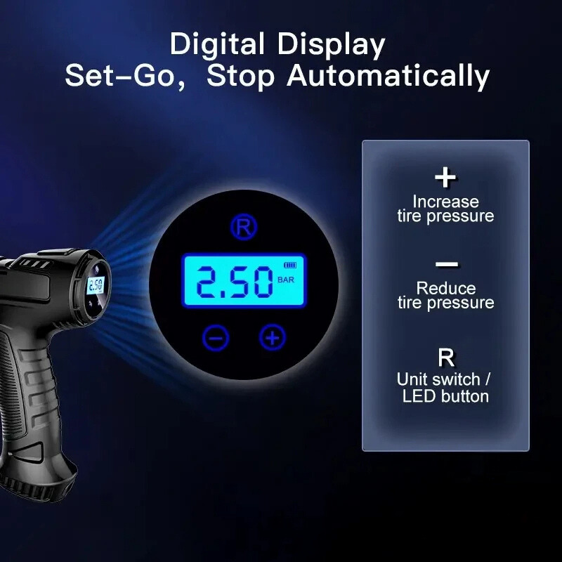 Frendorf | 120W Handheld Auto-Luftkompressor
