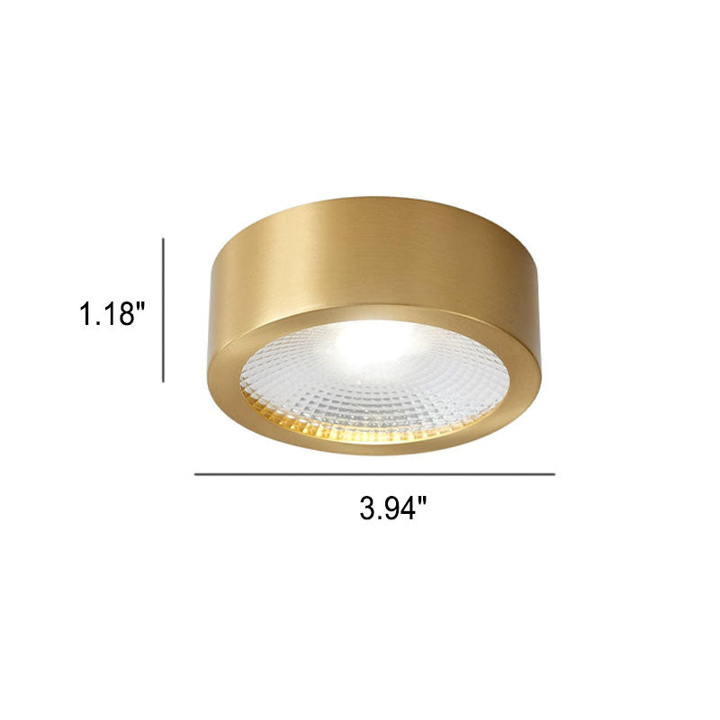Frendorf | LumoLux Ultra-thin LED Deckenleuchte | Kupfer | Modernes Design | Dimmbare Deckenlampe | Energieeffizient | Stimmungslicht