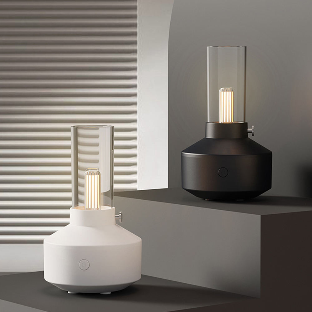 Frendorf | MistCandle Retro Kerzen-Luftbefeuchter | Stimmungsbeleuchtung & Aromatherapie | Perfekt für Zuhause & Büro