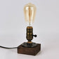 Vintage Industrie Eisen Glühbirne 1-Licht Tischlampe