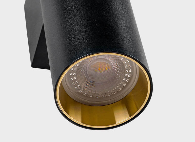 Frendorf | LightVibe Aluminium Wandleuchte Zylinder | 2-flammig | Modernes Design | Innen & Außen