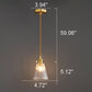Frendorf | Bellux Glas Pendelleuchte | Modernes Glockenschirmdesign | Messingoptik | 1-flammig | Luxuriöse Beleuchtung
