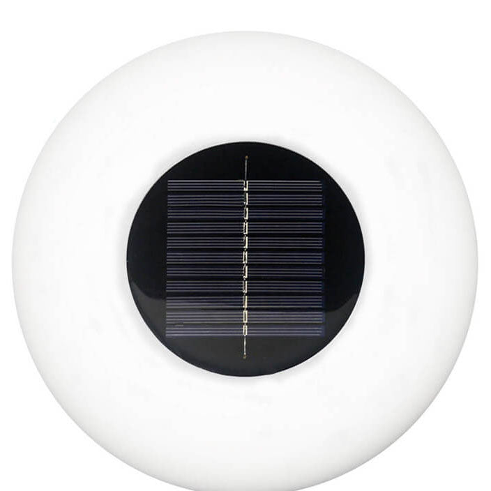 Solar Runde Poollicht LED Aufblasbar Außen Wasserdicht Schwimmendes Licht