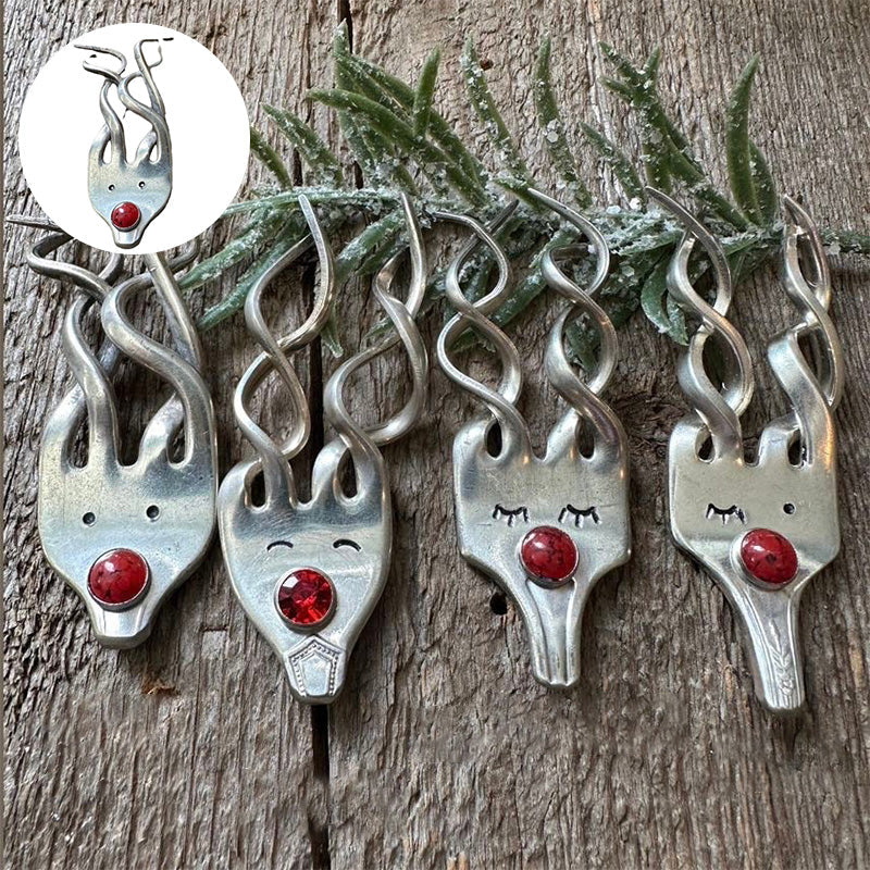 Frendorf | Lustiges Gabel-Rentier Ornament