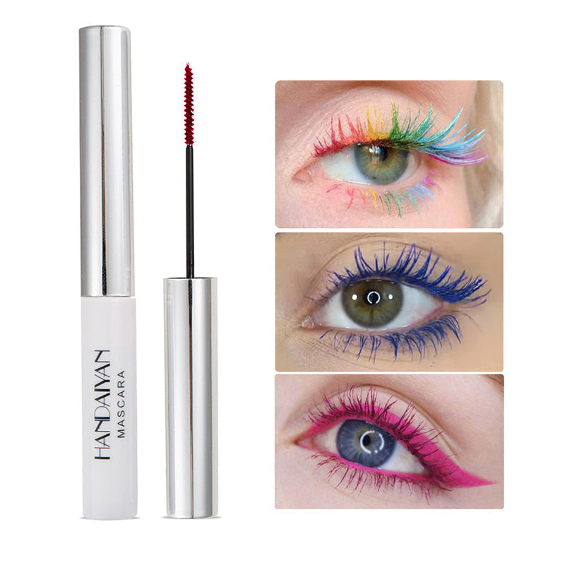 12 Farben bunte Mascara