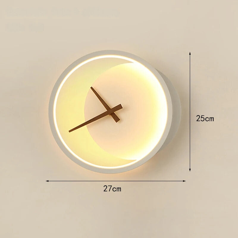 Frendorf | TimeGlow - Modernes LED-Wanduhr mit LED-Beleuchtung