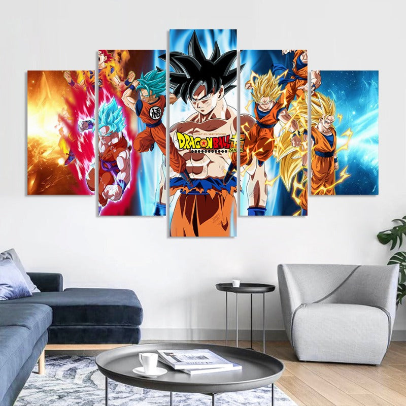 Super Dragon Ball Z - Leinwandwandbild
