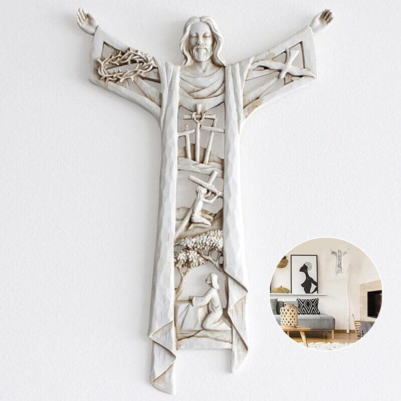 Frendorf | Auferstandener Christus Wandkreuz Jesus Figuren