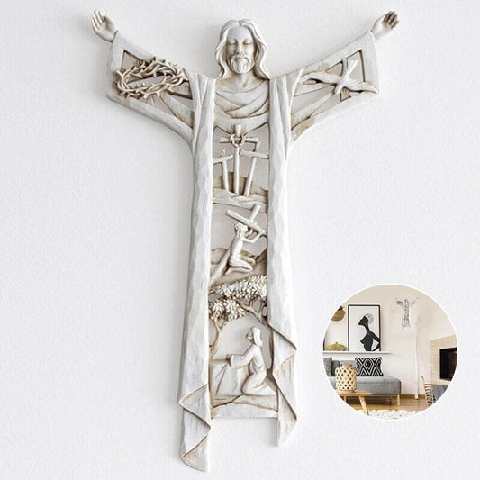 Frendorf | Auferstandener Christus Wandkreuz Jesus Figuren