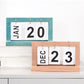 Frendorf | Dutch Teak Holz Schreibtischkalender
