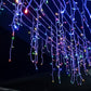 Quntis 50m (164FT) Outdoor Wasserdichte LED Weihnachtsvorhanglichter – 36V Niederspannungs-Festival-Eiszapfenlichter für Event- und Feiertagsdekoration