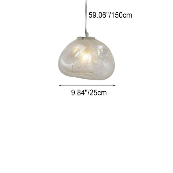 Frendorf | CloudNova Glas Pendelleuchte | Modernes Design | Einzigartiger Wolken-Look | Stimmungsvolle Beleuchtung
