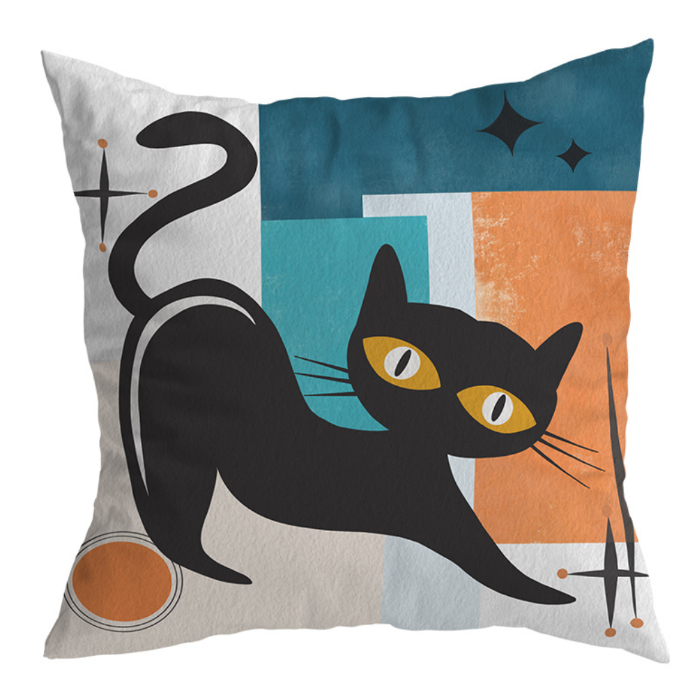Frendorf | Atomic Retro Feline Kissenbezug