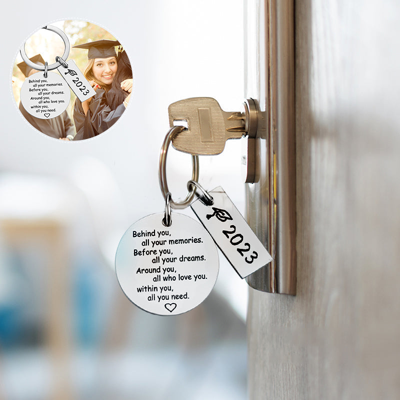 Frendorf | 2023 Abschluss Schlüsselanhänger - In dir ist alles, was du brauchst