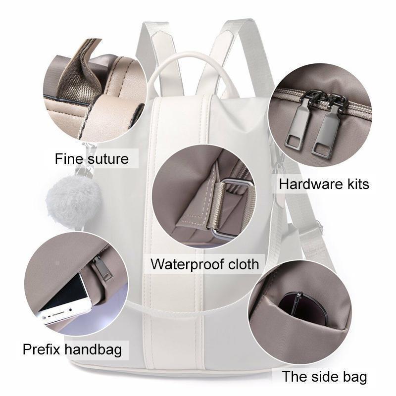 Frendorf | Wasserdichte Nylon Anti-Diebstahl Rucksack