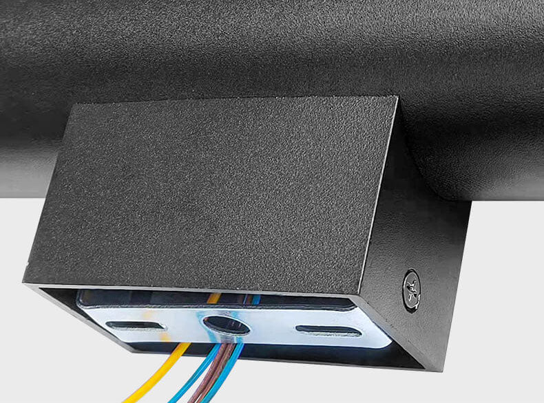Frendorf | LightVibe Aluminium Wandleuchte Zylinder | 2-flammig | Modernes Design | Innen & Außen
