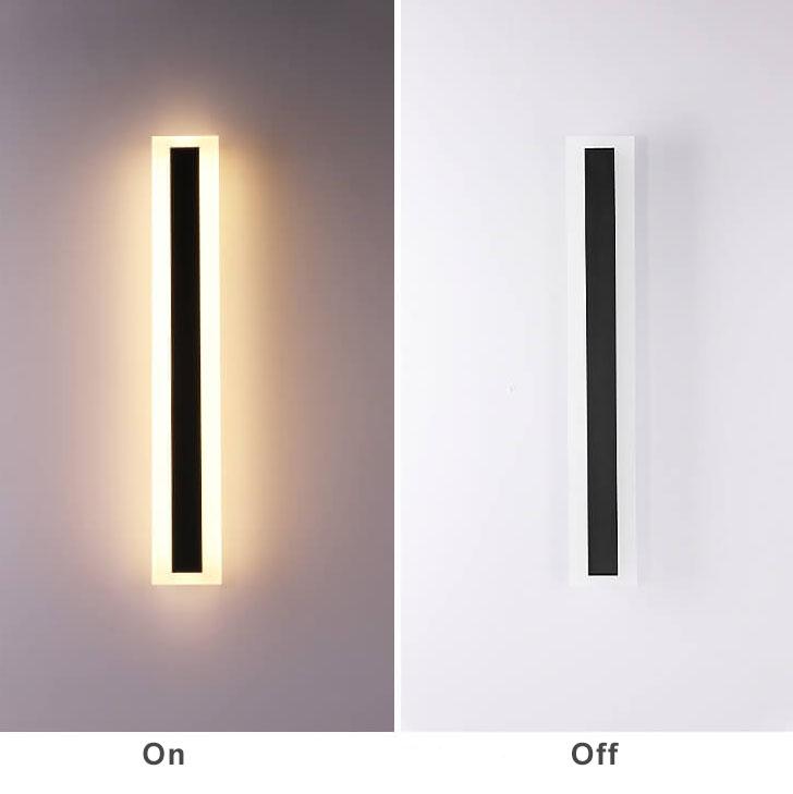 Frendorf | LumiBar Minimalist LED Außenwandleuchte | Wasserdicht | Langlebig | Moderne Lichttechnik | Outdoor Dekolampe für Garten und Terrasse