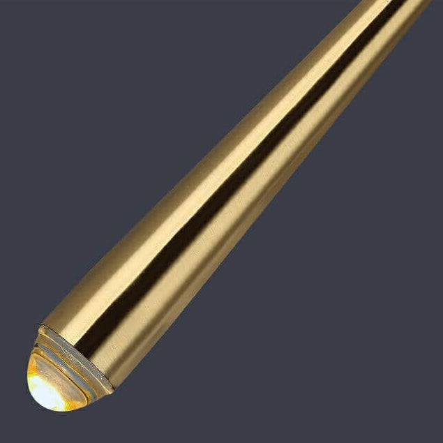 Frendorf | LustraLine Wandleuchte | Minimalistisches Luxusdesign | Goldene Lichtleiste | 1-Licht LED Wandlampe für modernes Ambiente
