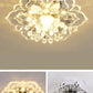 Frendorf | GlowPetal LED Kristall Deckenleuchte | Blumenförmig | Modernes Design | Energiesparend | Dekorative Beleuchtung