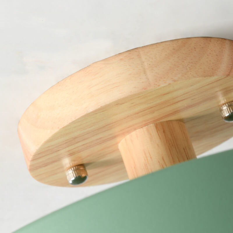 Frendorf | ScandiLight LED Deckenleuchte Rund | Nordic Design | Semi-Flush Mount | Energiesparende Zimmerleuchte