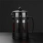 Frendorf | 350ml Schwarzes Plastikgehäuse Kaffeepresse Hochtemperaturwiderstand Glas Presse Kaffeekocher French Press