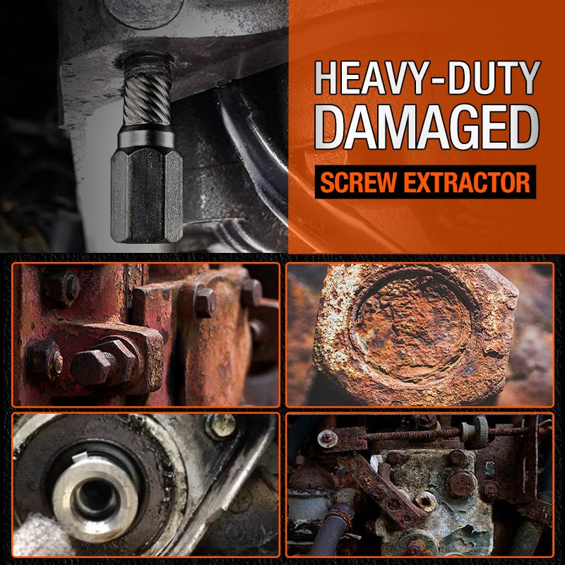 Frendorf | 26-teiliges Extraktionsset für gebrochene Schrauben und Bolzen