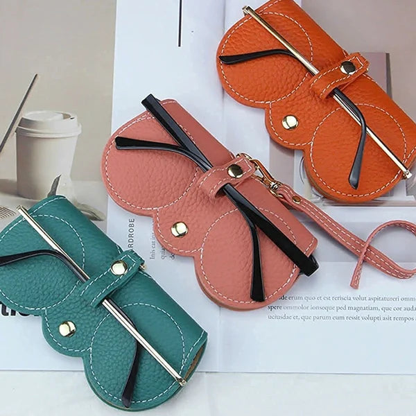 Frendorf | Weiche Leder-Sonnenbrillen-Tasche