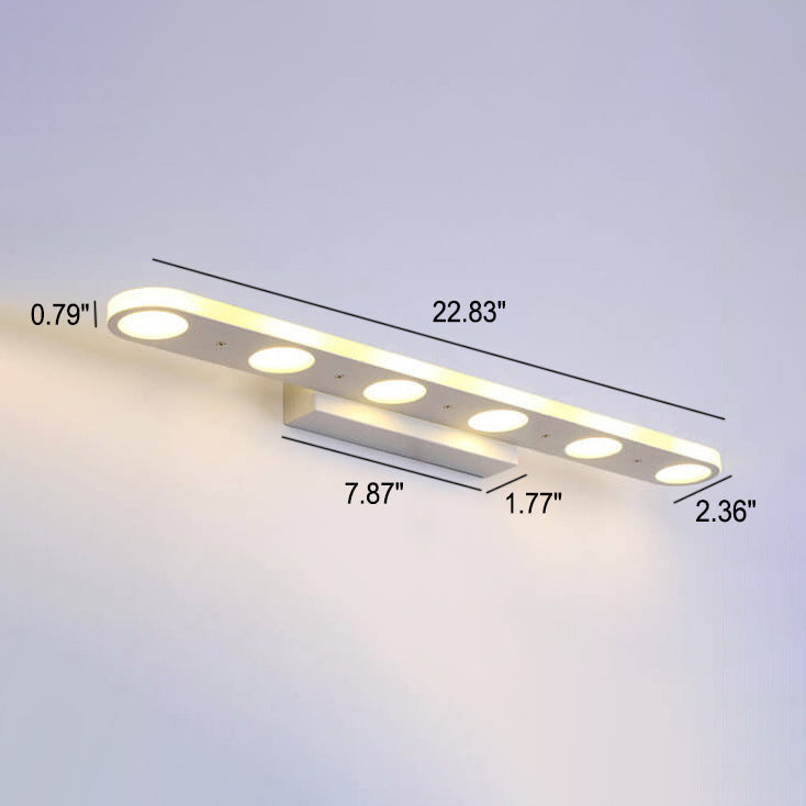 Frendorf | Ovalux BrightLine LED Wandleuchte | Modernes Design | Acryl-Optik | 4/6-flammig | Dimmbar
