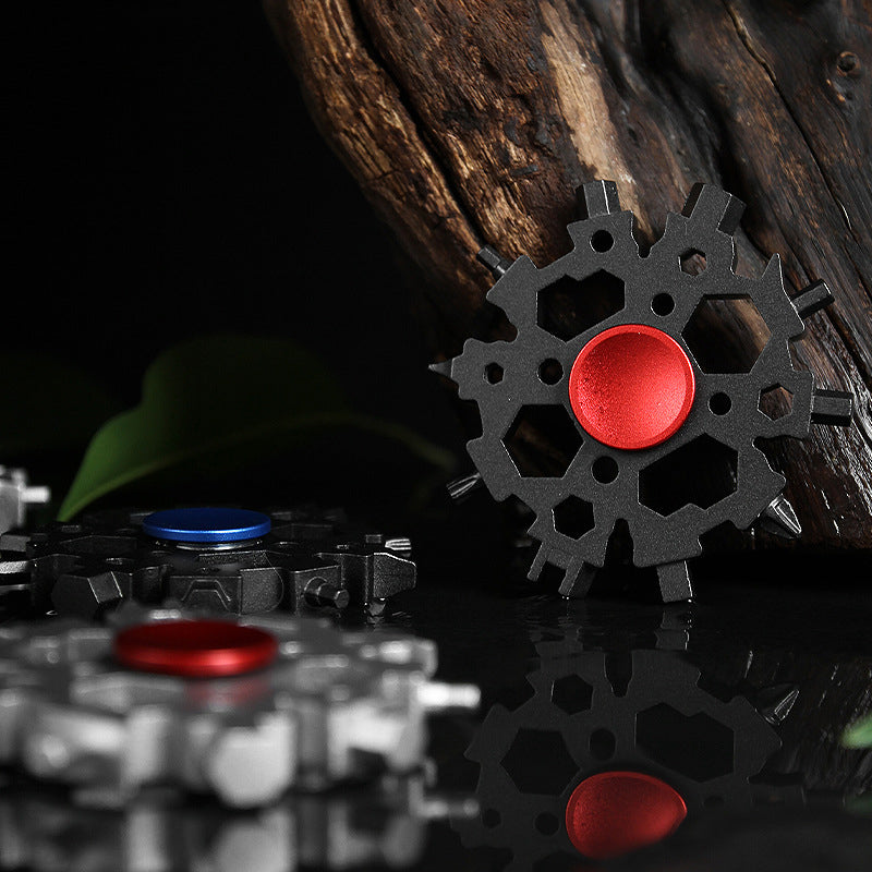 Frendorf | 23-in-1 Schneeflocken-Fidget-Spinner Multitool