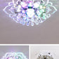 Frendorf | GlowPetal LED Kristall Deckenleuchte | Blumenförmig | Modernes Design | Energiesparend | Dekorative Beleuchtung