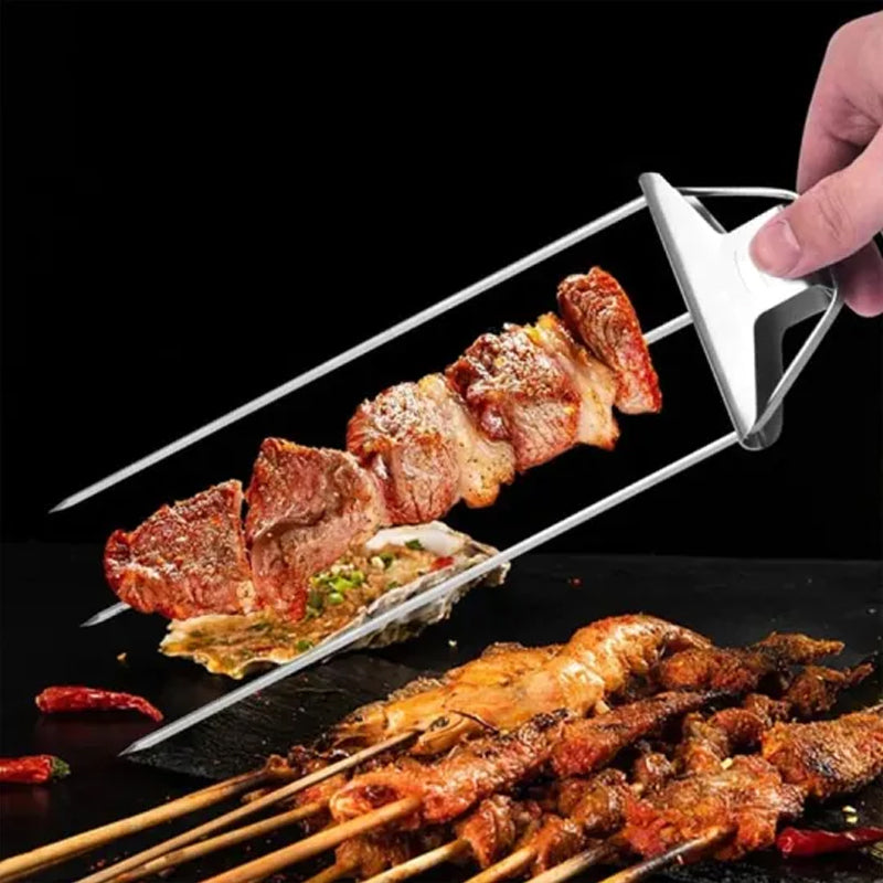 Frendorf | 3-Way Grill Skewers, Stainless Steel Skewers for BBQ