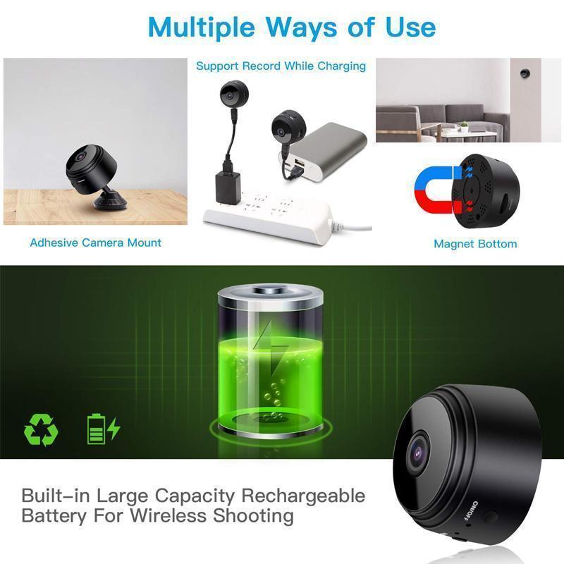 Frendorf | ✨Blitzverkauf 50% RABATT✨1080p Magnetische WiFi Mini Kamera