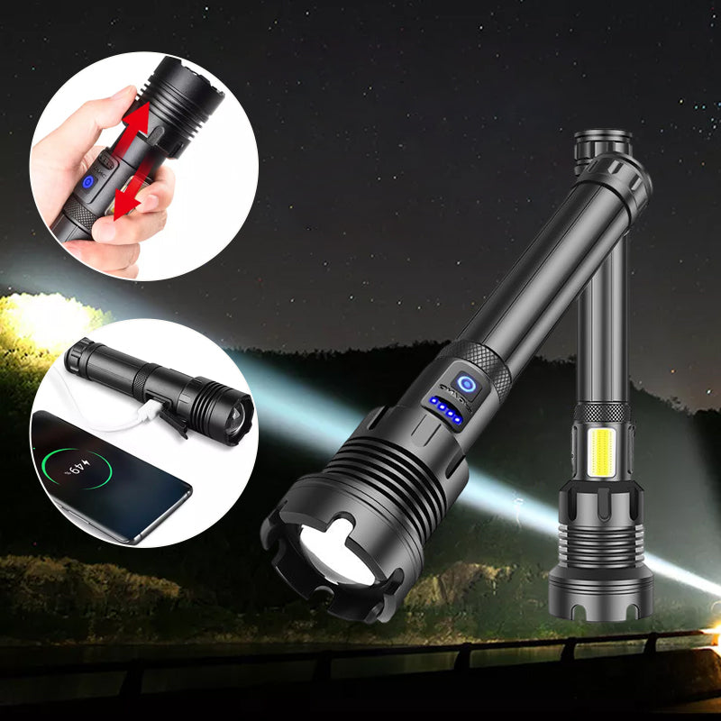 Frendorf | LED wiederaufladbare taktische Laser-Taschenlampe